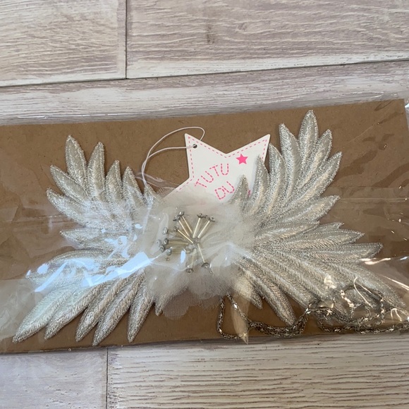 TUTU DU MONDE BEADED WING NECKLACE NEW